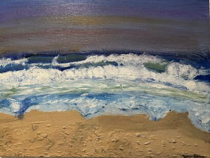 Foam of the Sea - a Paint Artowrk by Skyler Solondz